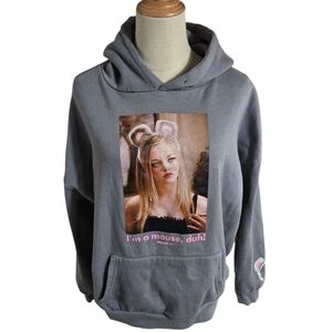 Mean Girls Karen Mouse Gray Hoodie Sweatshirt